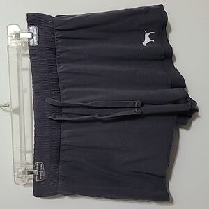PINK VICTORIA'S SECRET Gray Stretch Shorts Drawstring Elastic‎ Waist - Size XS